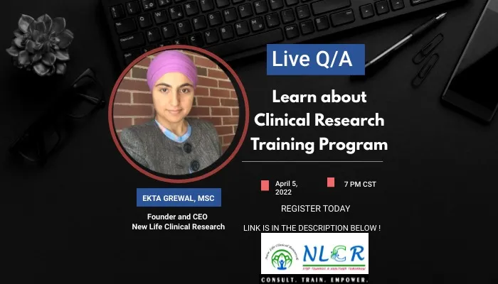 Live Q&A: Learn about Clinical Research Training Program